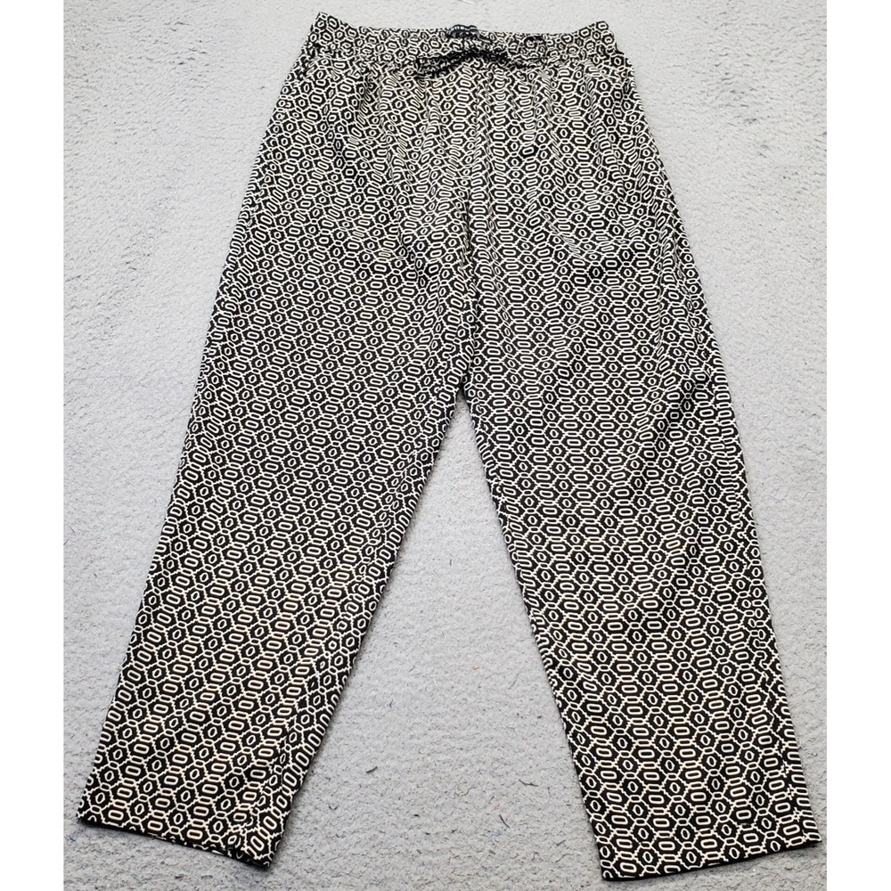 W118 by Walter Baker Pants Womens Small Multi Geometric Elastic Waist Drawstring